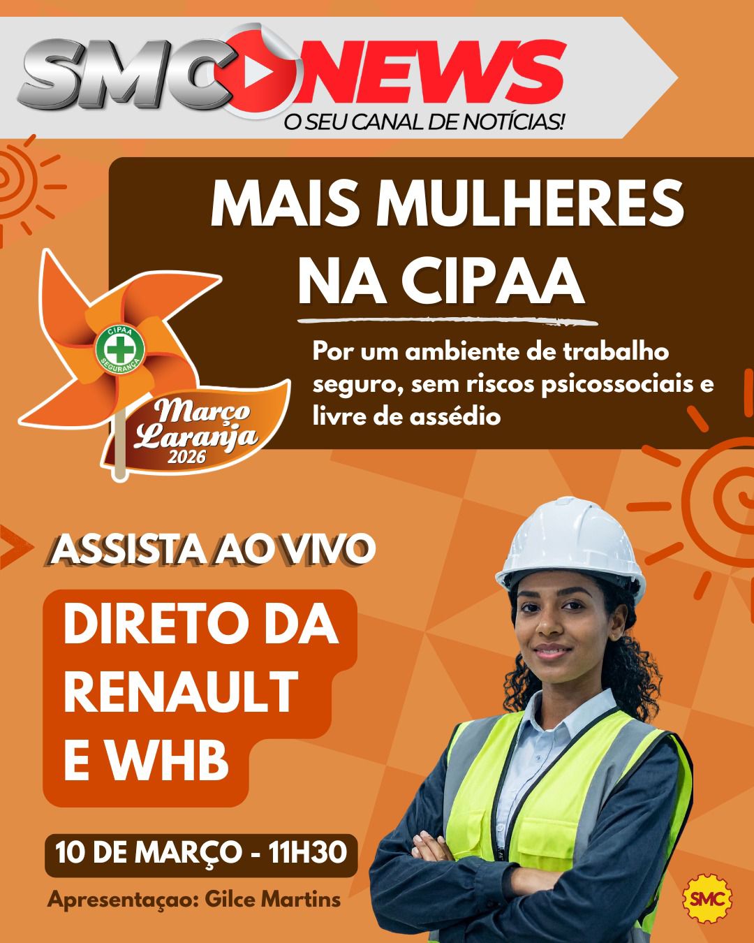 Março Laranja - Ao vivo direto da Renault e WHB - Metalúrgicas na CIPAA