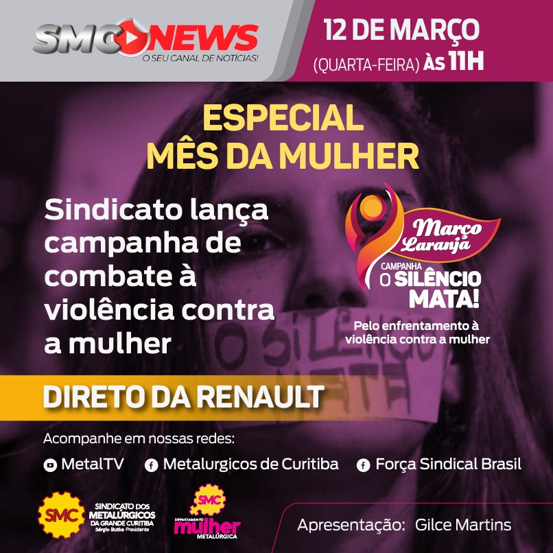 CAMPANHA DE COMBATE À VIOLÊNCIA CONTRA A MULHER É REALIZADA NA RENAULT